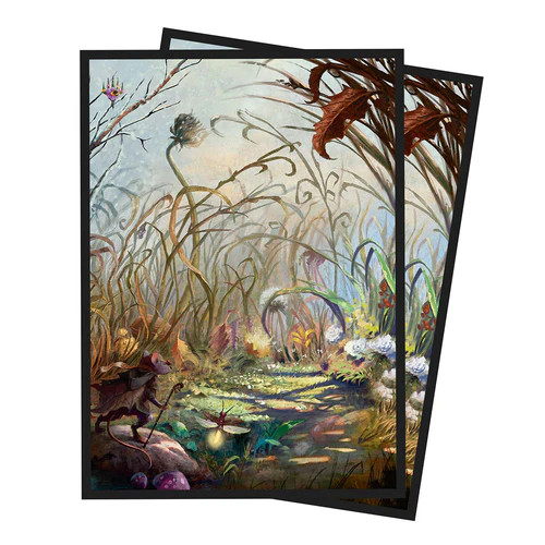 Ultra Pro Deck Box Bloomburrow – 100+ Carte, Magic: The Gathering, Arte Esclusiva Mountain, Polipropilene Rigido Con Divisorio