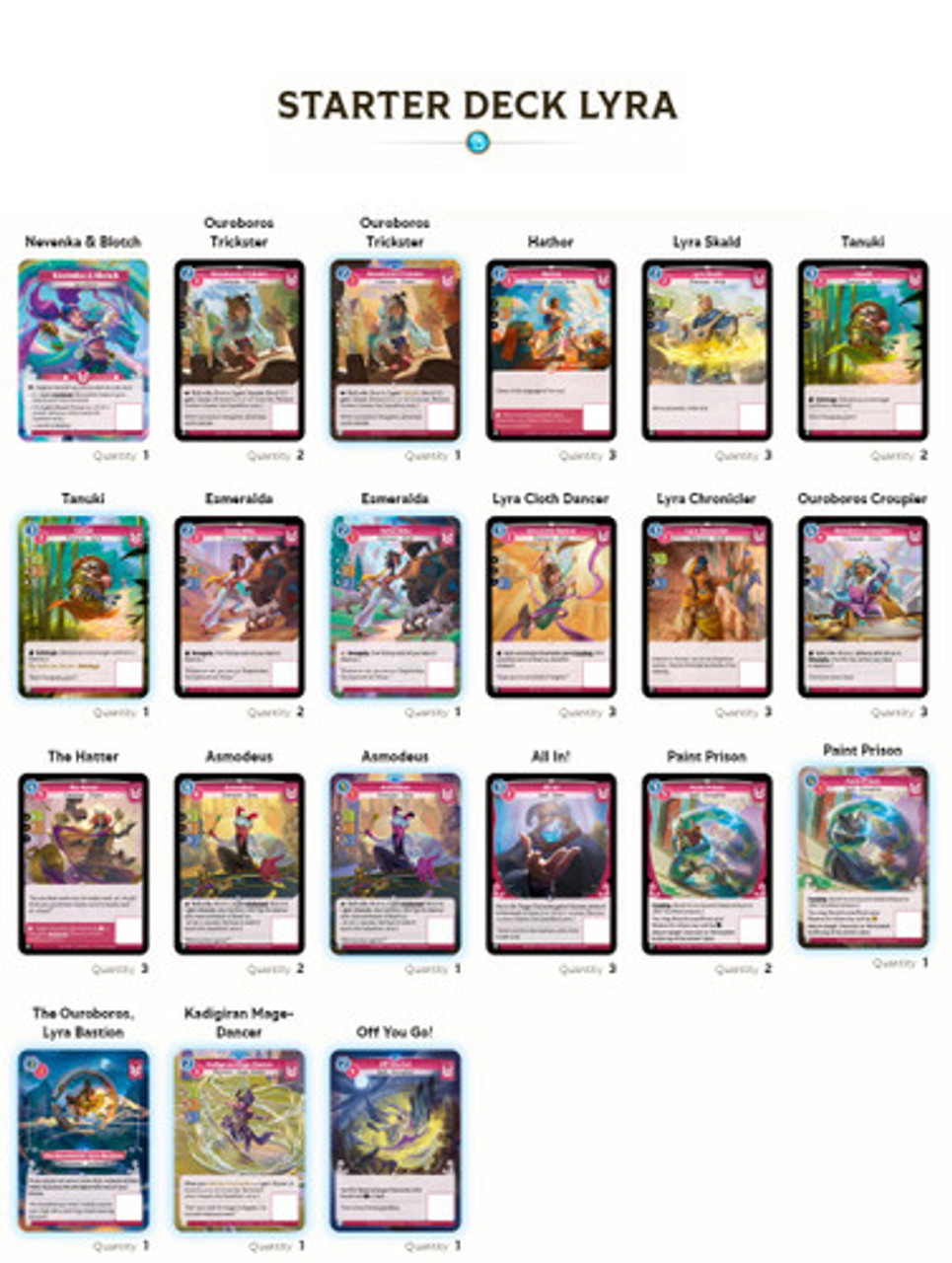 Altered TCG スターターデッキセット 6種 Altered TCG: Beyond the Gates - Starter Deck (Set of 6