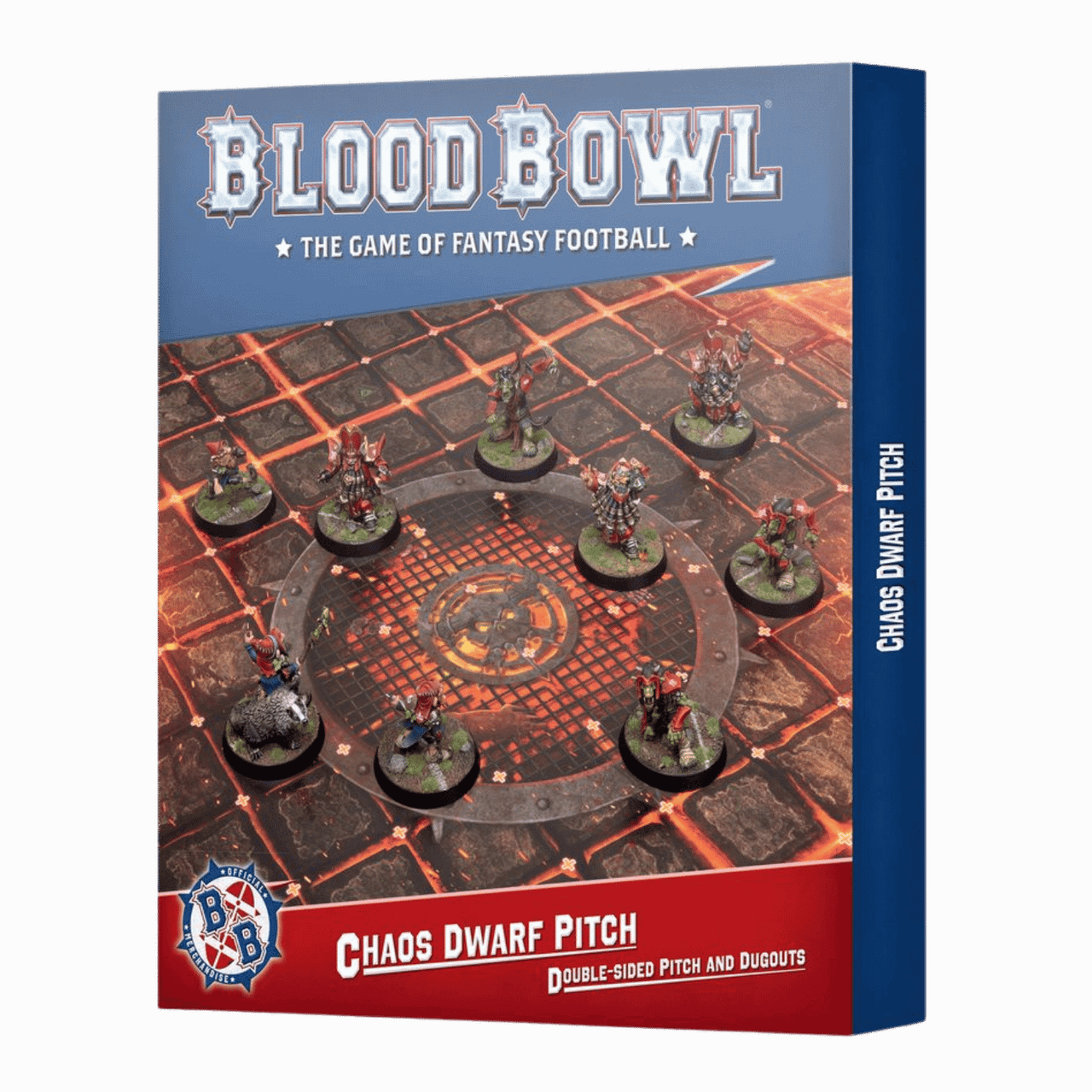 ウォーハンマー BLOOD BOWL CHAOS PITCH Blood Bowl: Chaos Dwarf Pitch - Double-sided Pitch and Dugouts