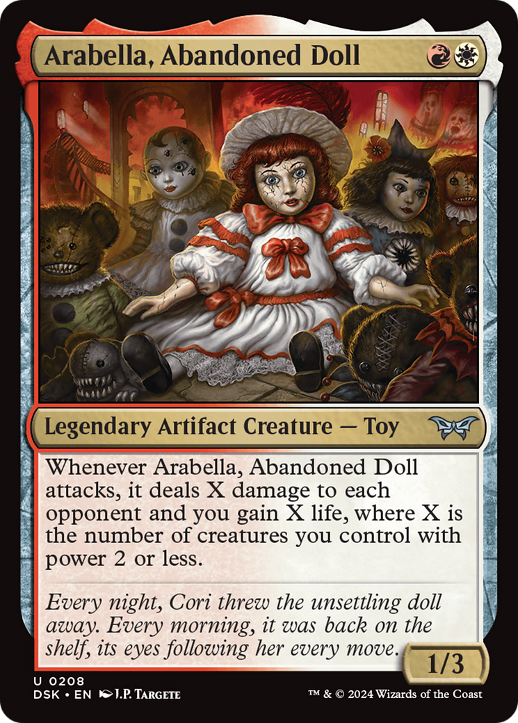 [MTG]Arabella, Abandoned Doll アーティストプルーフ Arabella, Abandoned Doll (DSK-208) - Duskmourn: House of Horror