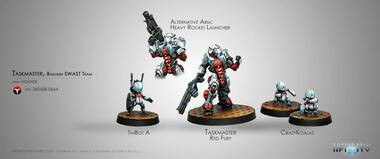 Infinity Nomads: Taskmaster Bakunin Swast Team - Game Nerdz