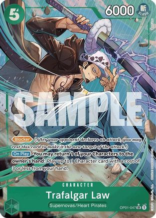 Trafalgar Law (OP01-047) (Alternate Art) (OP01-047) Premium
