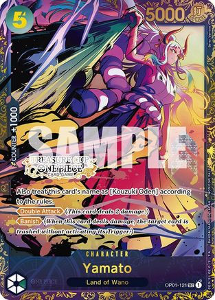Yamato (Treasure Cup) (OP01-121) One Piece Promotion Cards Foil