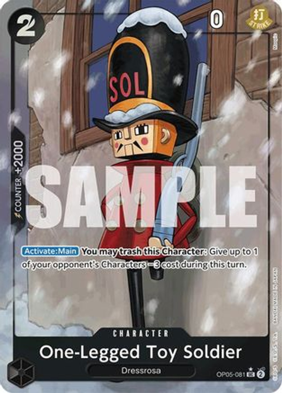One-Legged Toy Soldier (Full Art) (OP05-081) Premium Booster