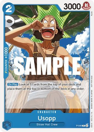 Usopp (Sealed Battle Kit Vol. 1) (P-049) One Piece Promotion Cards