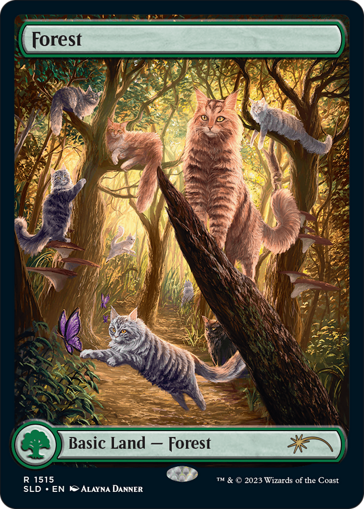 Forest (SLD-1515) - Secret Lair Drop: (Full Art) Foil - Game Nerdz