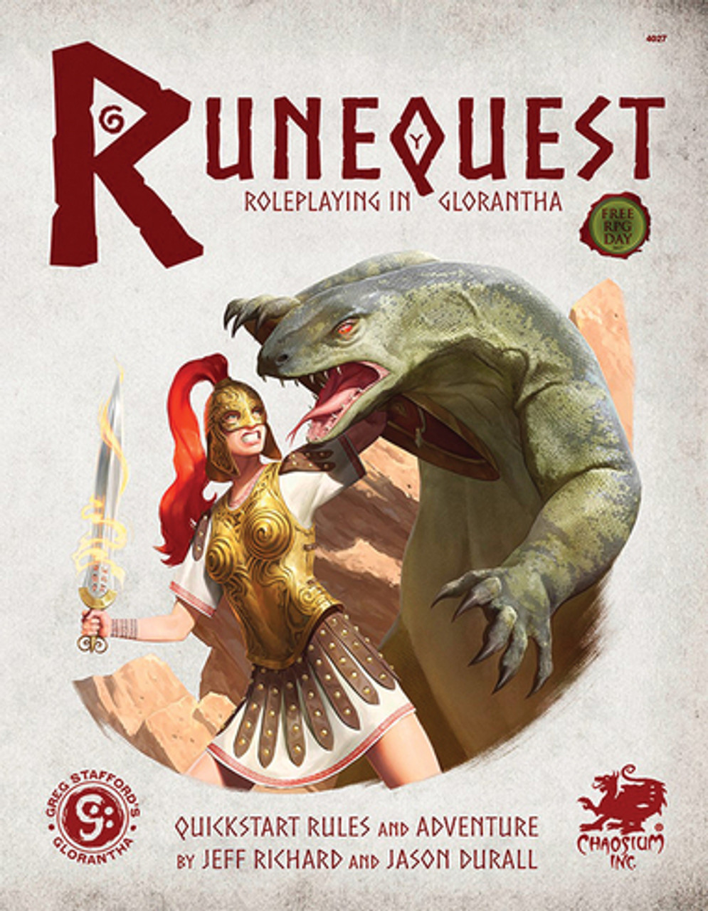 Runequest Rpg: Roleplaying In Glorantha Quick Start Rules & Adventure -  Game Nerdz