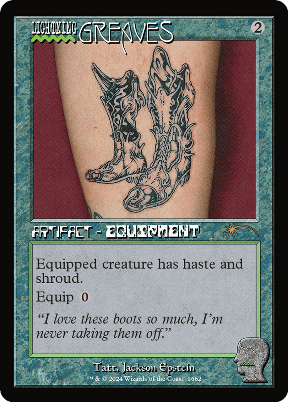 Lightning Greaves (SLD-1662) - Secret Lair Drop - Game Nerdz