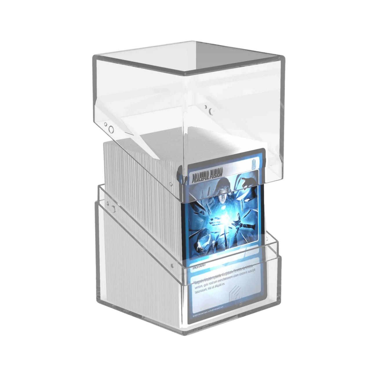Ultimate Guard Deck Box Clear Transparent Boulder 100 Game Nerdz ultimate-guard-deck-box-clear-transparent-boulder-100-game-nerdz