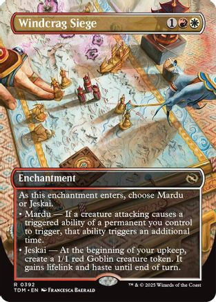 Windcrag Siege (Borderless) (TDM-392) - Tarkir: Dragonstorm - Game