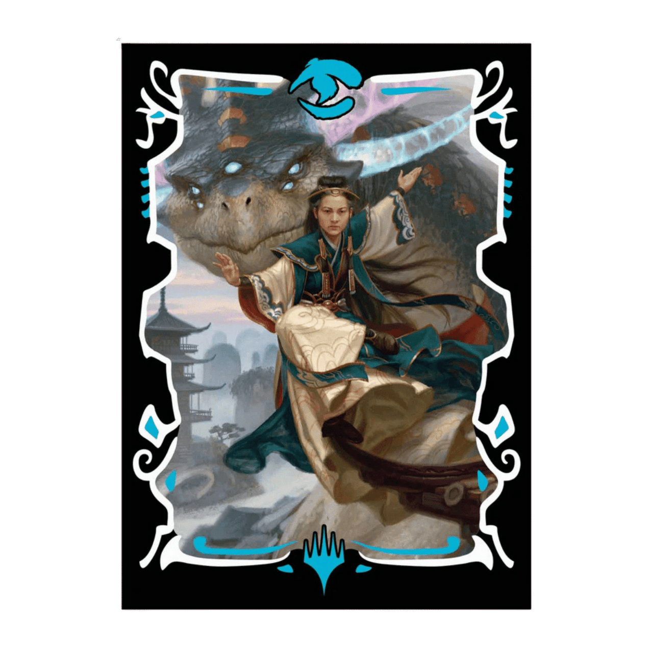 jeskai card sleeves Euthia: Torment of Resurrection" Compatible Sleeve Bundle (8806  sleevekings 10% more FREE Azorius Sleeves: White Blue Mana