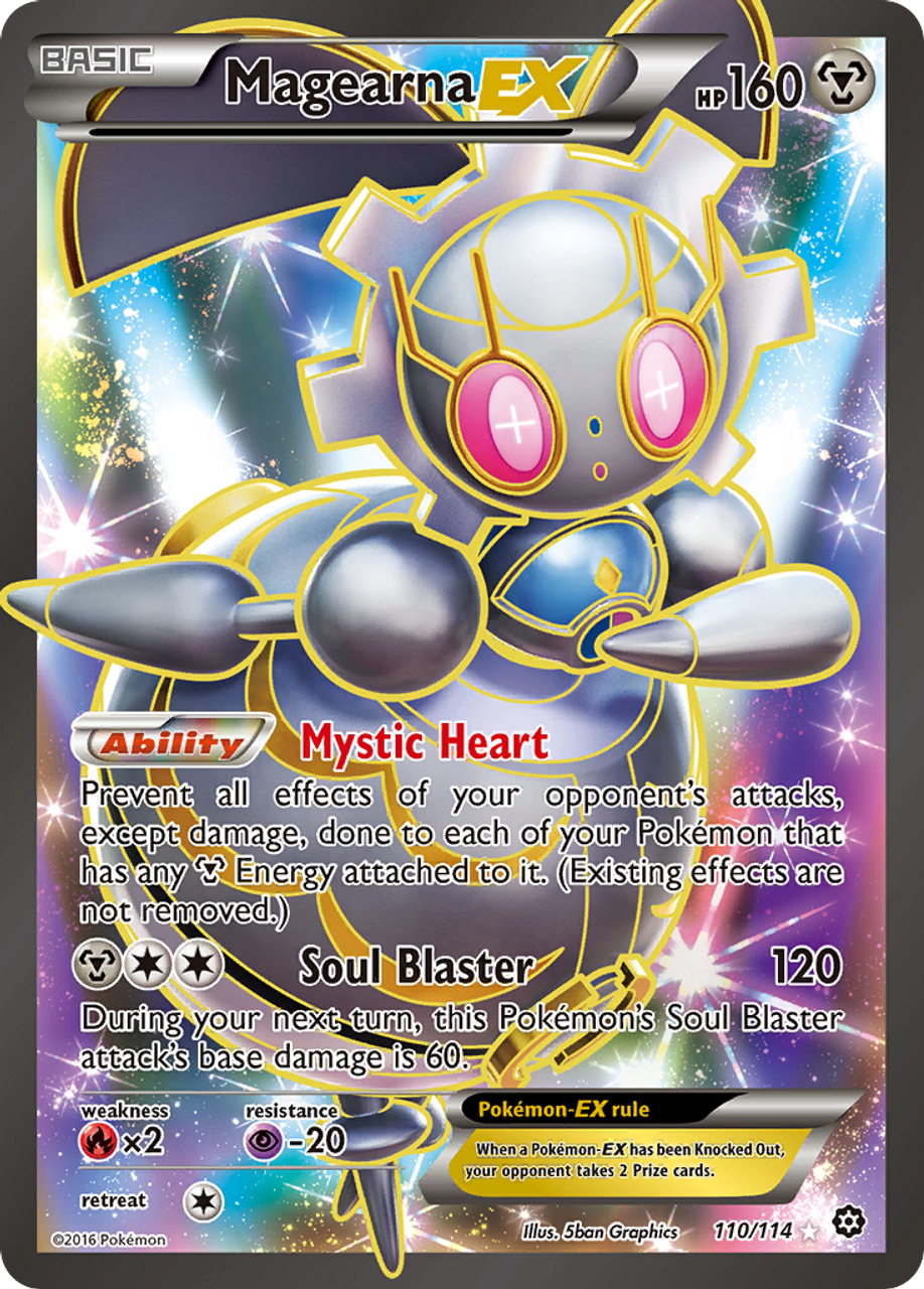 Pokemon 2016 Battle Heart Magearna-EX Collector Tin