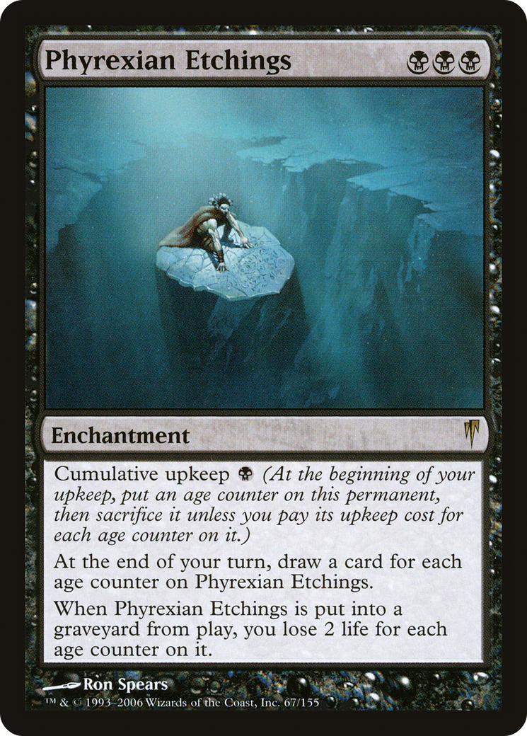 Phyrexian Etchings (CSP-067) - Coldsnap Foil - Game Nerdz