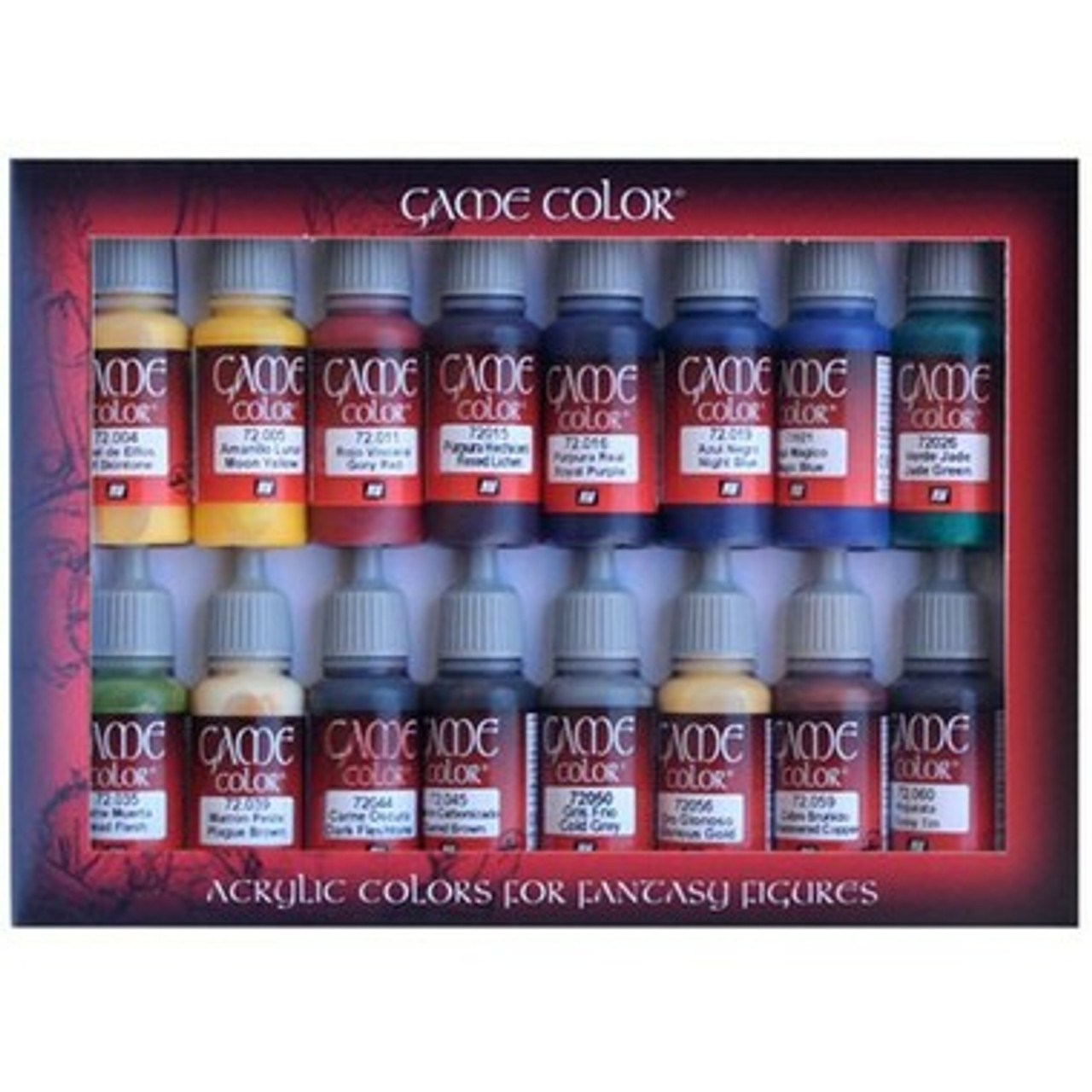 Acrylicos Vallejo Paint: Game Color - Advanced Set - Game Nerdz