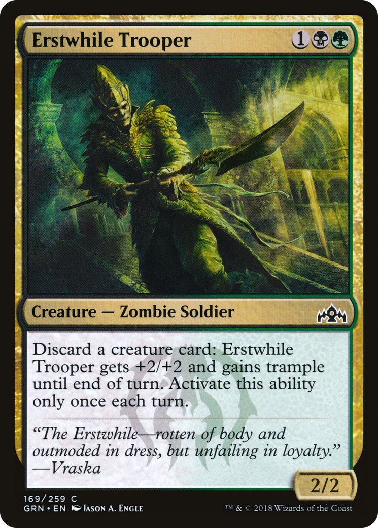 Erstwhile Trooper (GRN-169) - Guilds of Ravnica - Game Nerdz