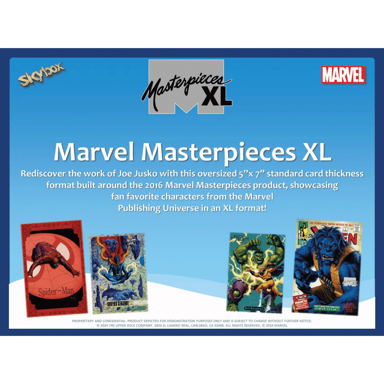 2024 Upper Deck Marvel Masterpieces XL Hobby Box - Game Nerdz
