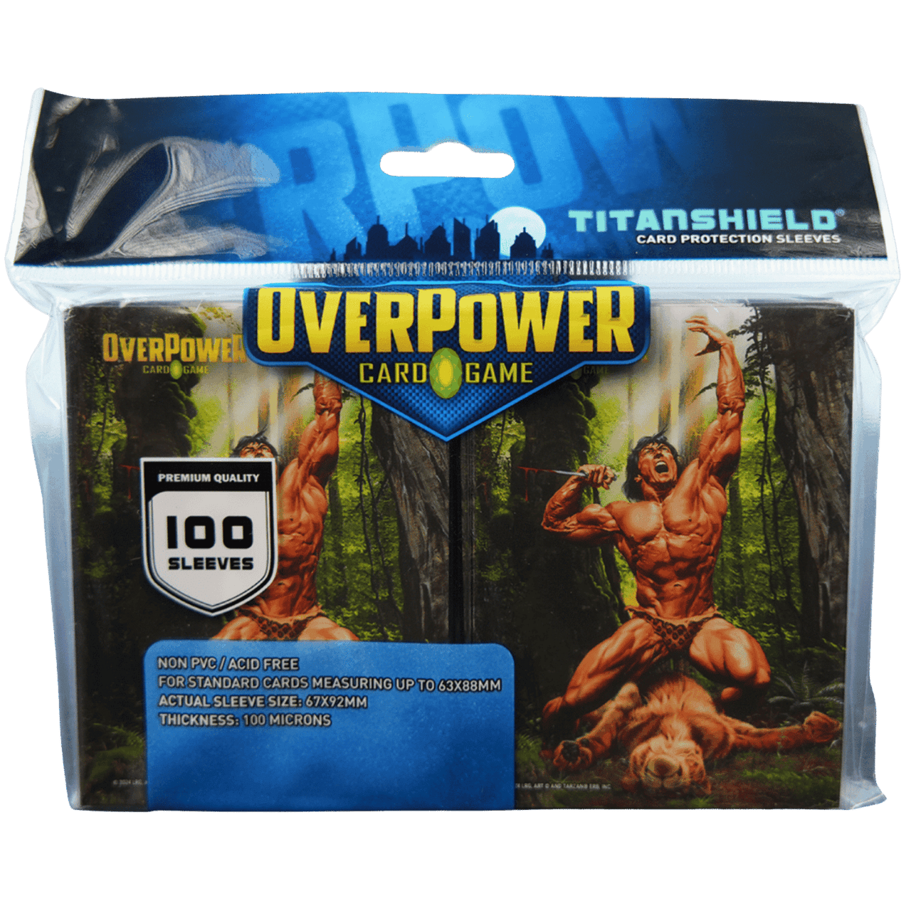 TitanShield Sleeves: Tarzan - OverPower: Edgar Rice Burroughs and the World  Legends (100ct) - Game Nerdz