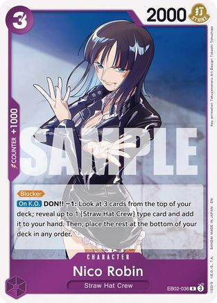 Nico Robin (EB02-036) Extra Booster: Anime 25th Collection Foil