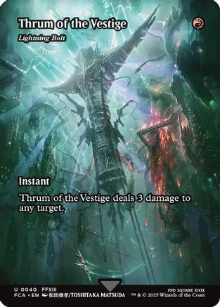mtg final fantasy thrum of the vestige Partner (You can have two commanders if both have partner.) MTG Final Fantasy Through the