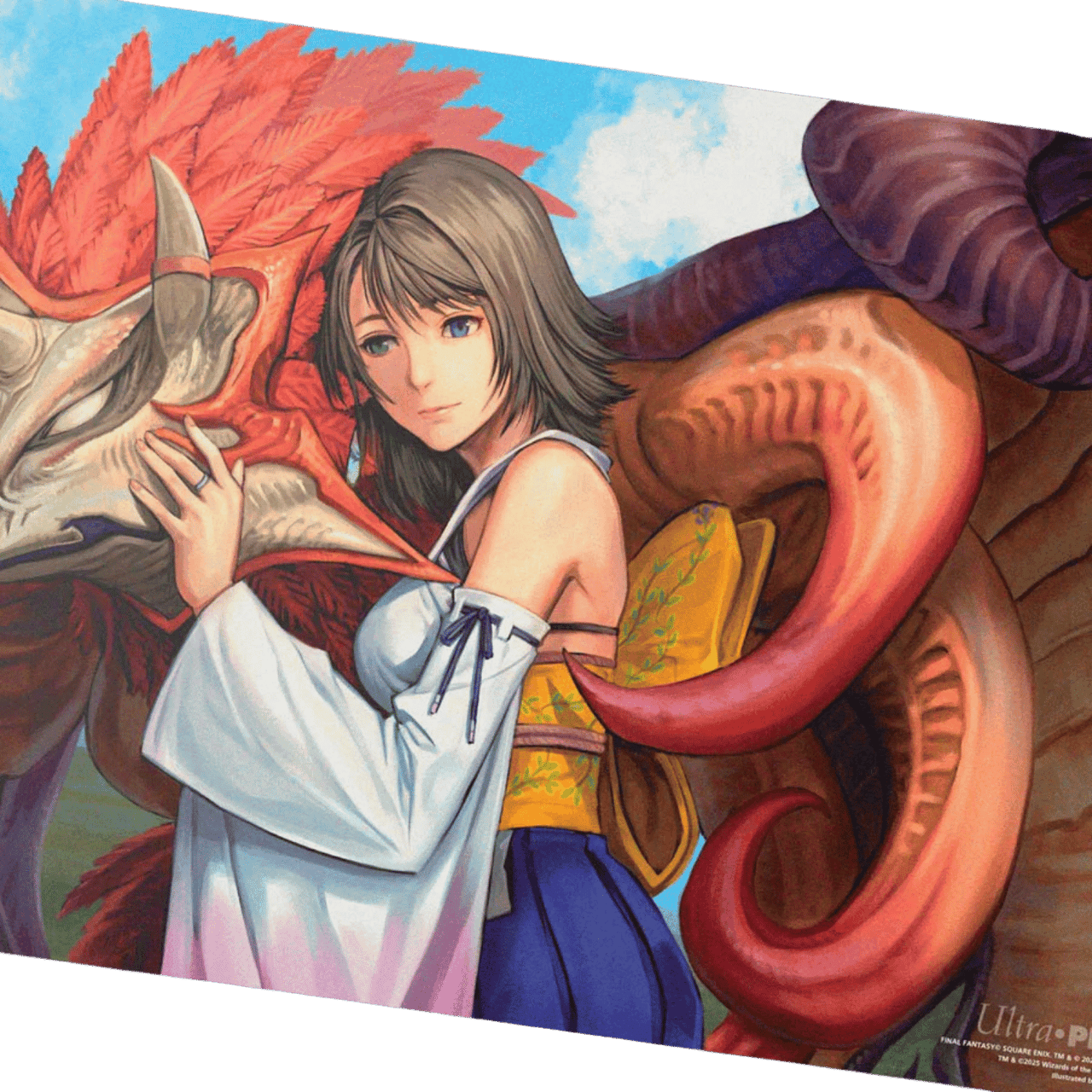 mtg ultrapro 公式サプライ プレイマット スピラの希望ユウナ fin Ultra Pro Playmat: MTG Final Fantasy - Yuna, Hope of Spira