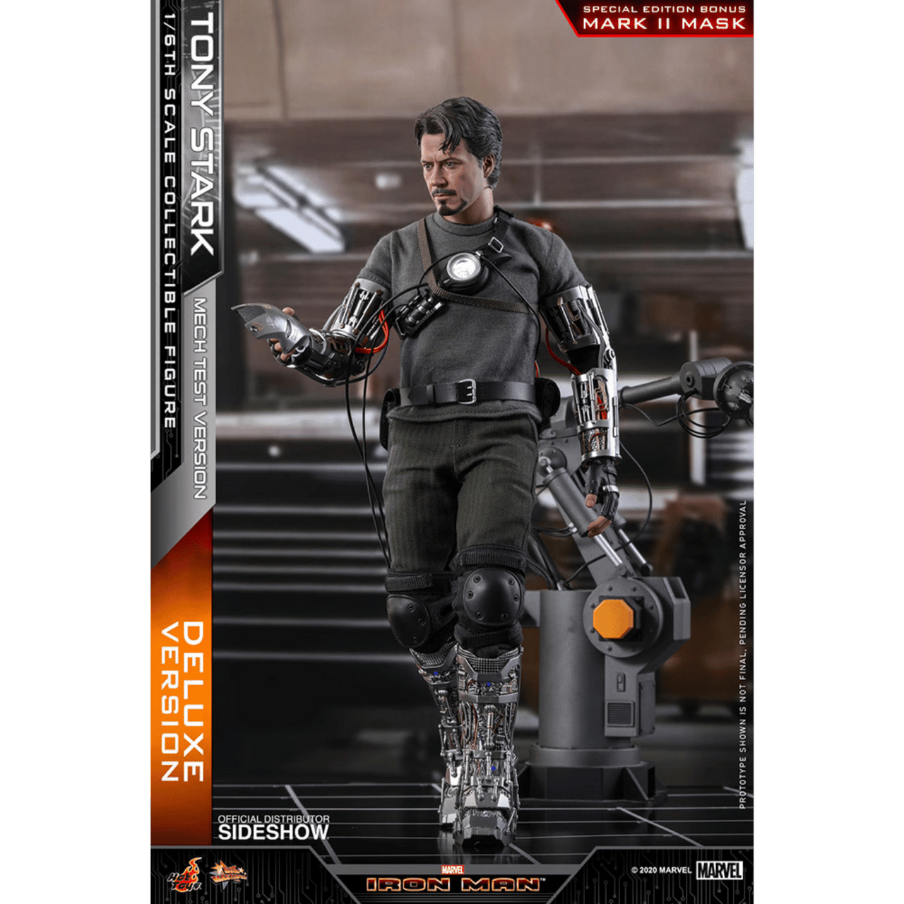 Hot Toys Iron man - Tony Stark Mech Test 1/6 | Figurine Collector