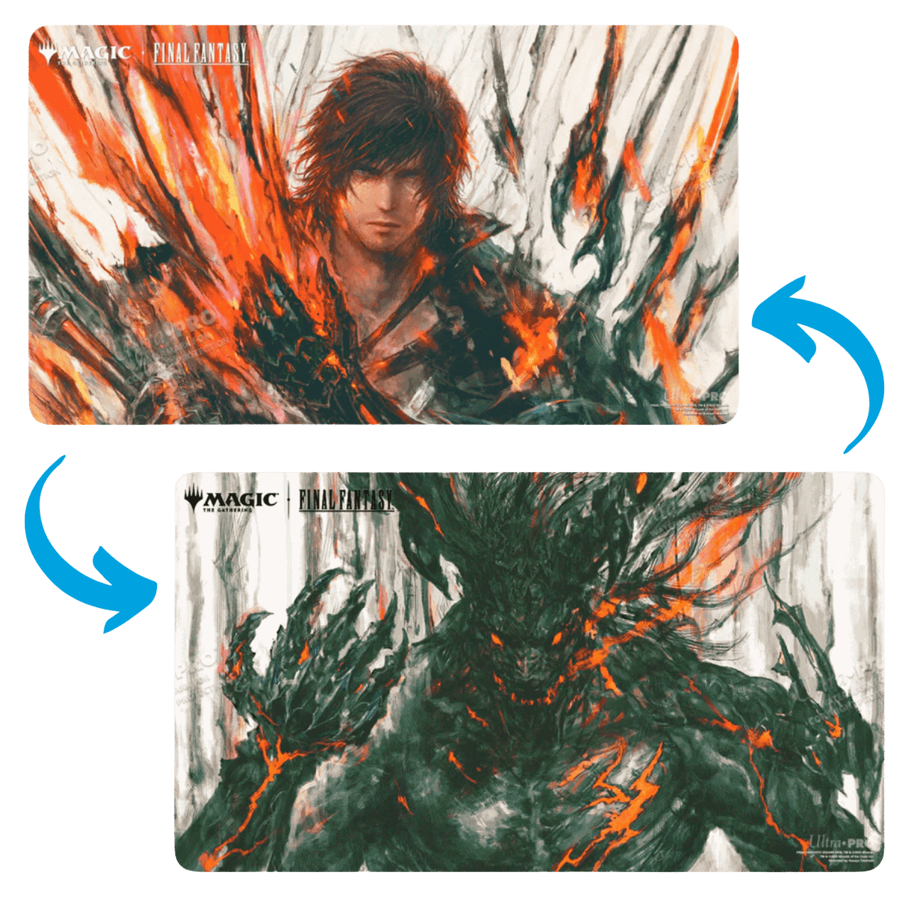 ファイナルファンタジー 、イフリートの支配者／イフリートプレイマット Ultra Pro Playmat: MTG Final Fantasy - Clive, Ifrit's Dominant