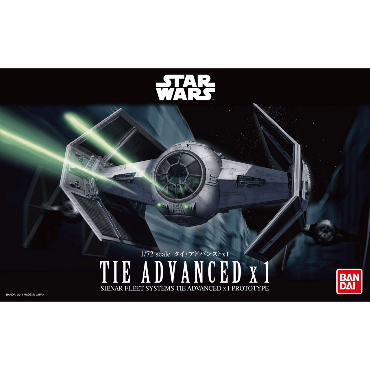 Star Wars: Tie Advanced x1 - 1/72 Scale Model Kit - Game Nerdz