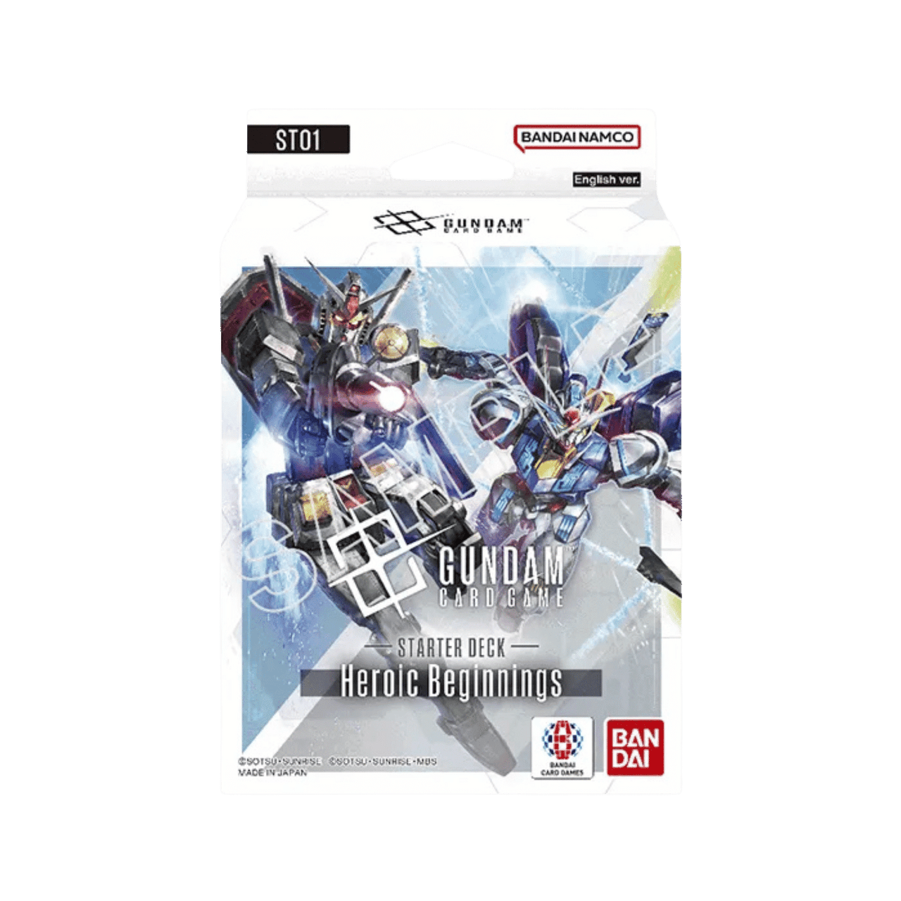 GCG Heroic Beginnings [ST01] パラレルレア ゴッド Gundam Card Game: Heroic Beginnings - Starter Deck ST01 - Game Nerdz
