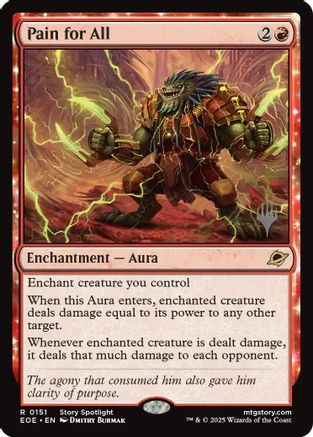 Pain for All (PPEOE-151) - Promo Pack: Edge of Eternities Foil
