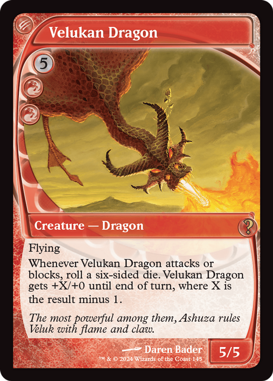 Velukan Dragon 【foil】 MB2 Velukan Dragon (MB2-145) - Mystery Booster 2 Foil - Game Nerdz