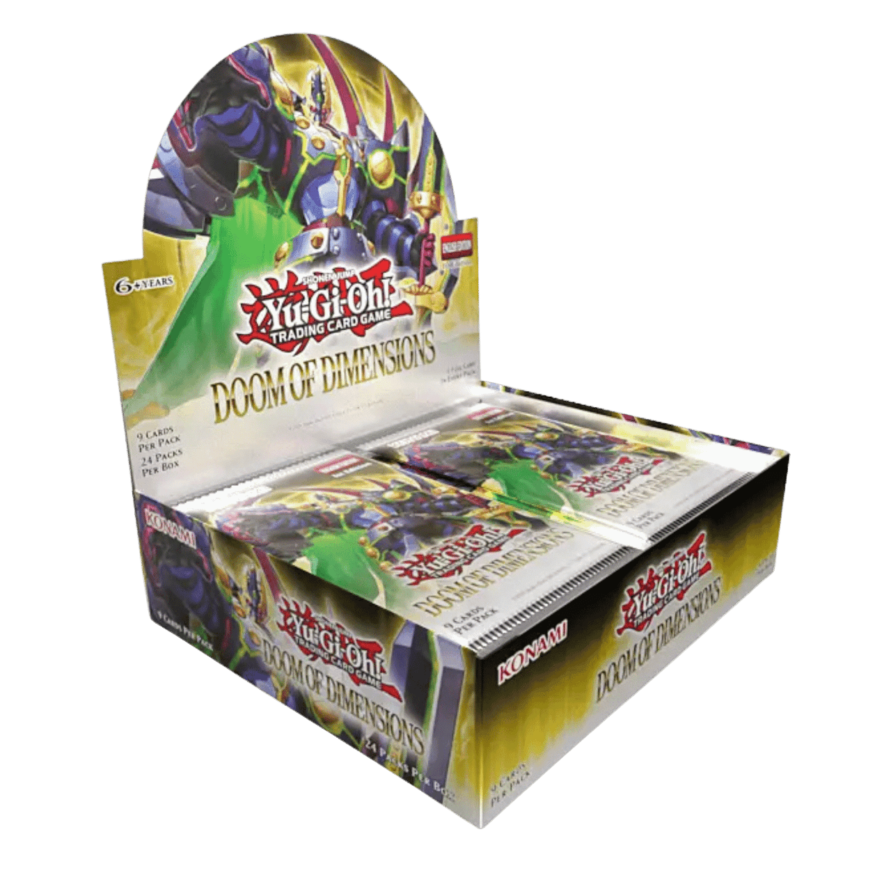 遊戯王 DOOM OF DIMENSIONS シュリンク無し　4BOX Yu-Gi-Oh!: Doom of Dimensions Booster Box 1st Edition (Bulk