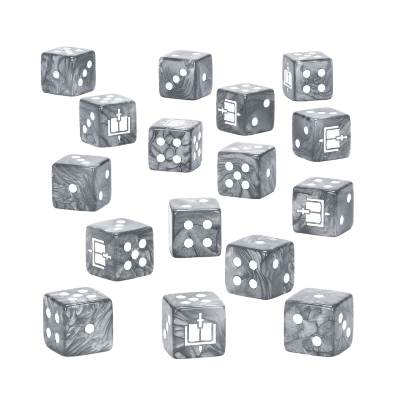 Warhammer 40K: Grey Knights Dice Set (16) (PREORDER) Game Nerdz