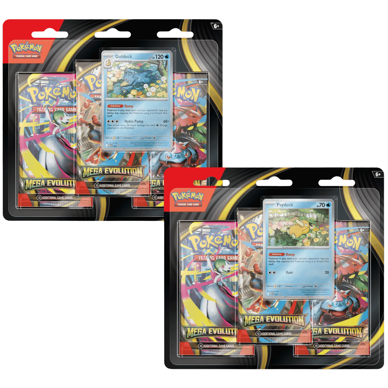 Pokemon: Mega Evolution - Three-Booster Blister Pack (Set of 2