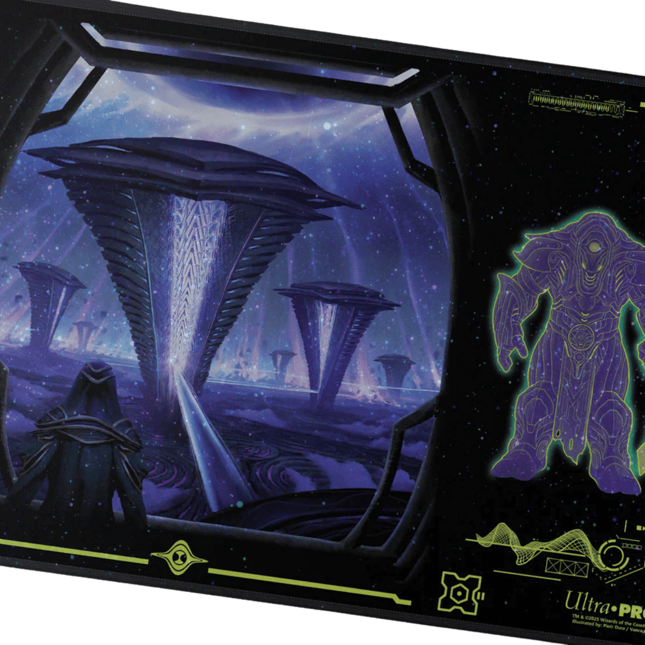 Ultra Pro - Edge of Eternities Playmat Mythic Land Black for MtG, 12,49