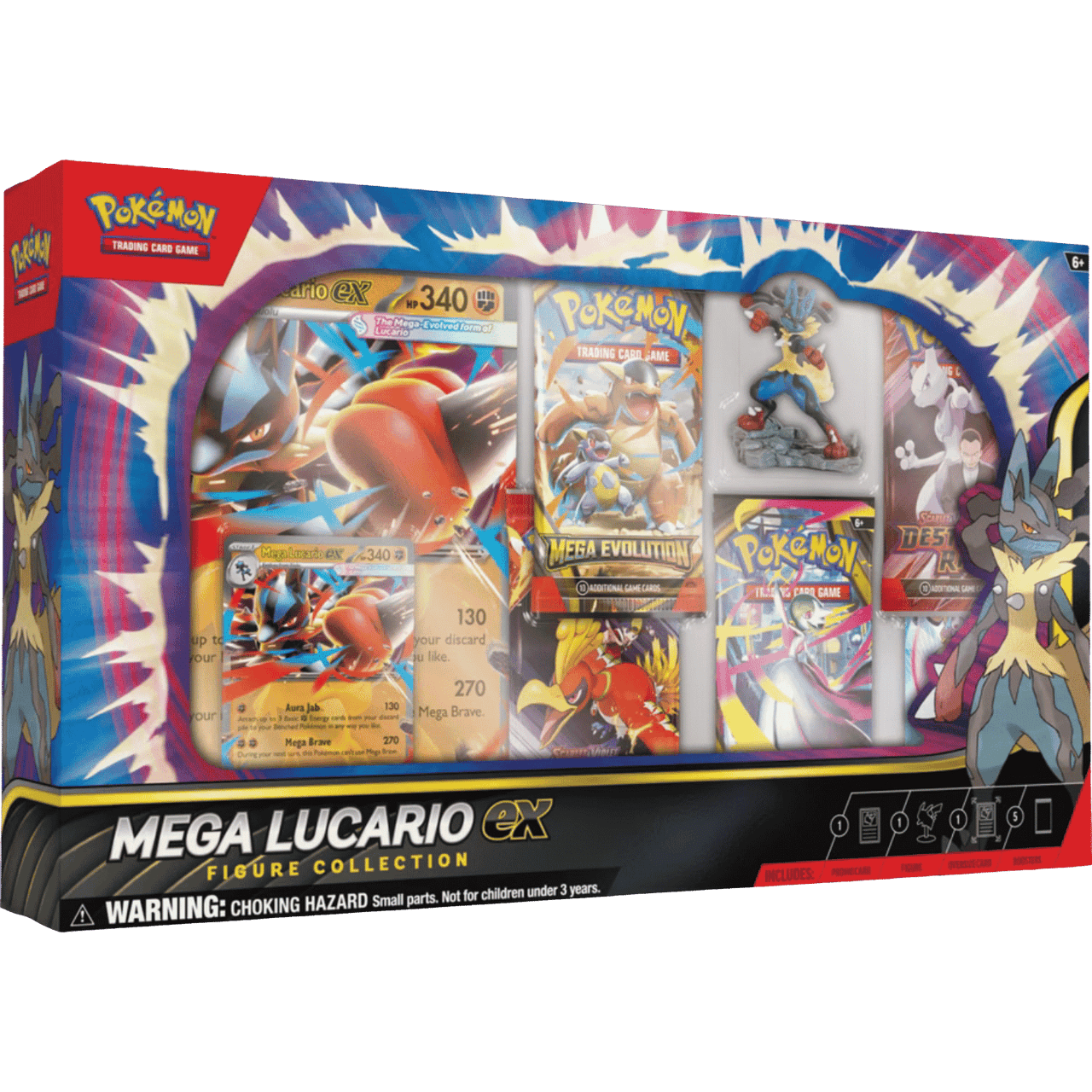 lucario pokemon card pack Pokemon TCG Mega Brave X10 Booster Packs Japanese M1L US SELLER Lillie  Lucario