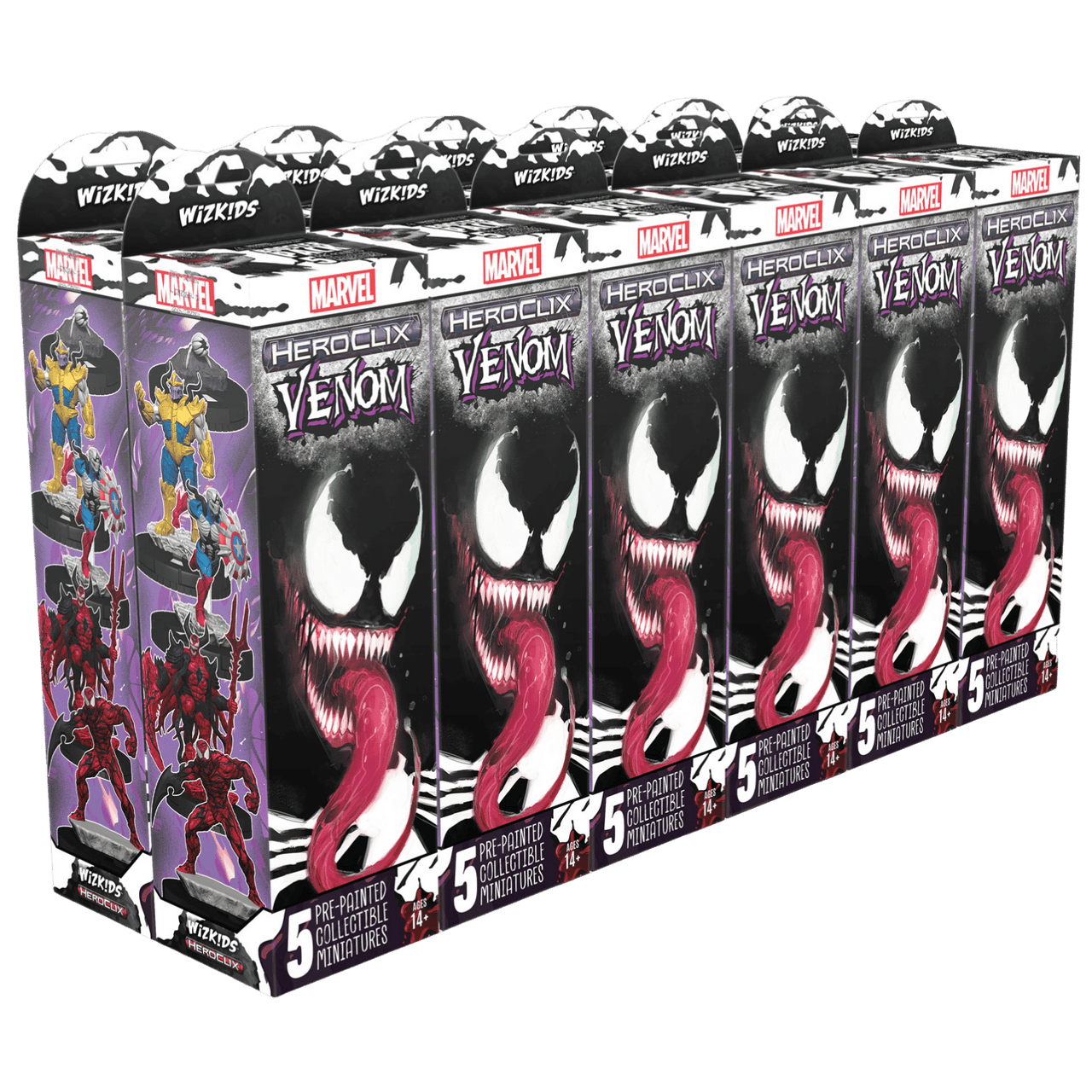 Marvel HeroClix: Venom - Booster Brick (12) - Game Nerdz