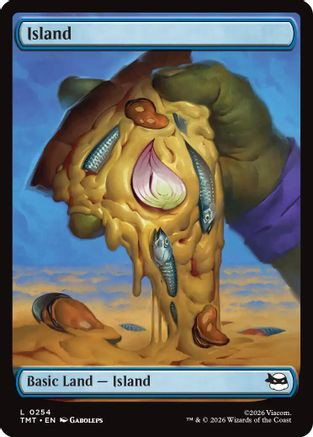 MTG 島  LEA NM- Island (0254) (TMT-254) - Teenage Mutant Ninja Turtles - Game Nerdz