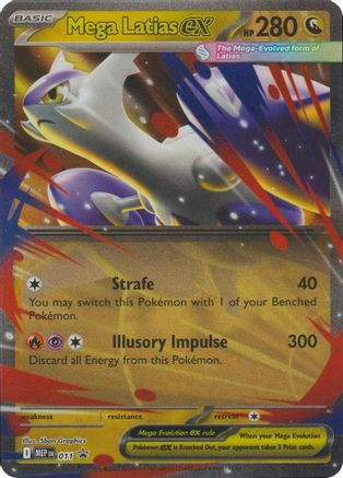 Mega Latias ex - 011 11 - ME Mega Evolution Promo Holofoil - Game