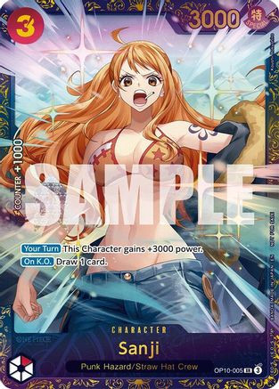 Sanji (Treasure Cup 2025) (OP10-005) One Piece Promotion Cards