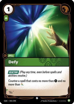 Defy (045/298) - Origins Foil - Game Nerdz