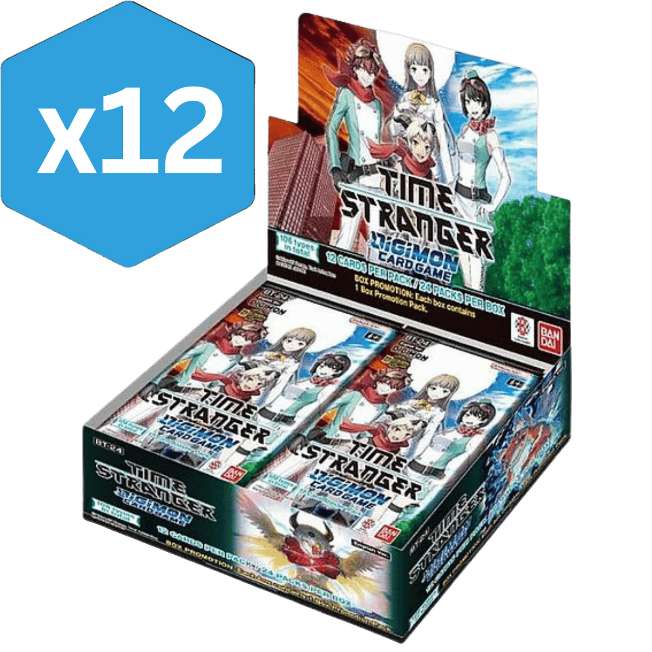 デジモンTIME STRANGER 4箱セット Digimon TCG: Time Stranger - Booster Box BT24 (Sealed Case) - Game