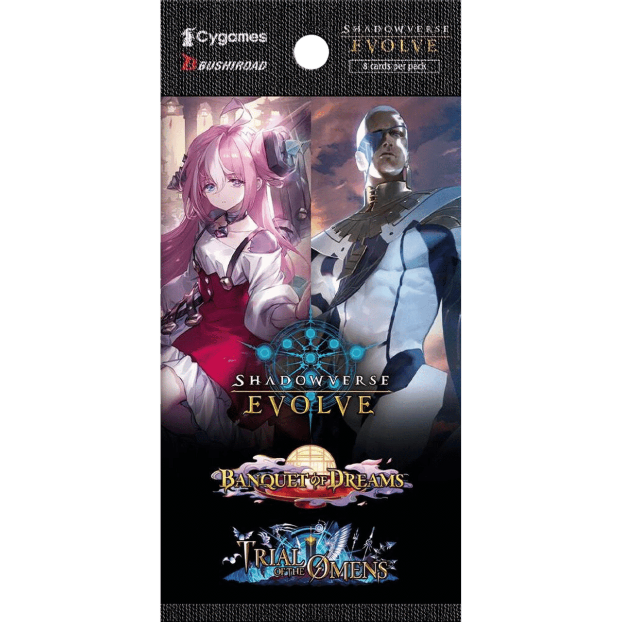 Shadowverse Evolve TCG: Banquet of Dreams & Trial of Omens Combined Set - Booster Box - Game Nerdz Shadowverse Evolve TCG: Banquet of Dreams & Trial of Omens Combined Set - Booster Box - Game Nerdz