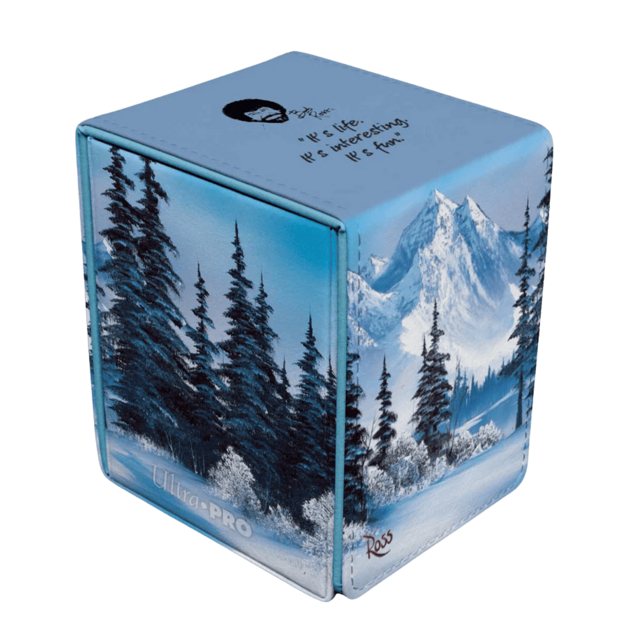 Ultra Pro Deck Box: Bob Ross - Winter Paradise (Alcove Flip