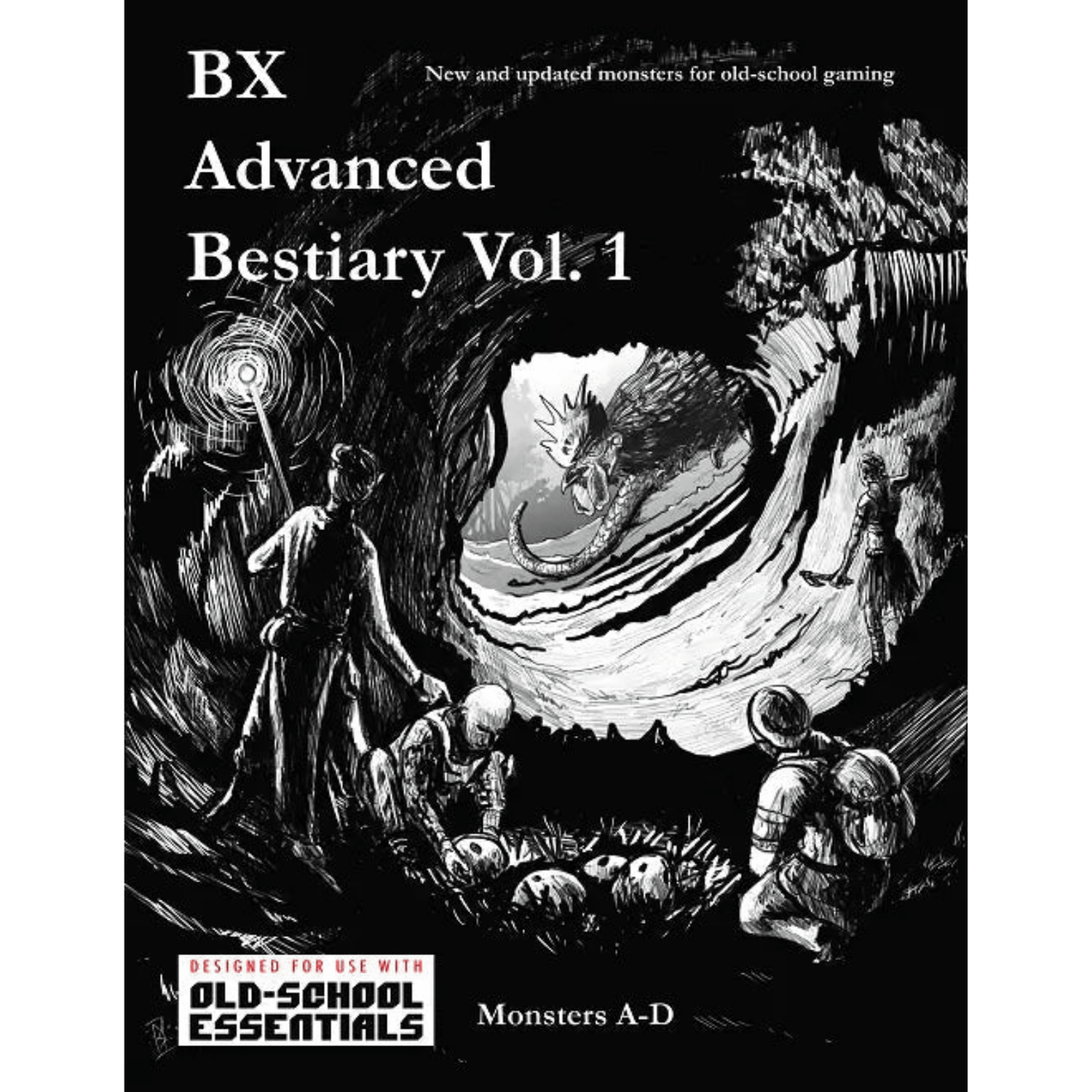 BX Advanced Bestiary: Vol. 1 - Monsters A-D (Old-School Essentials)、Third Kingdom Games、kayou