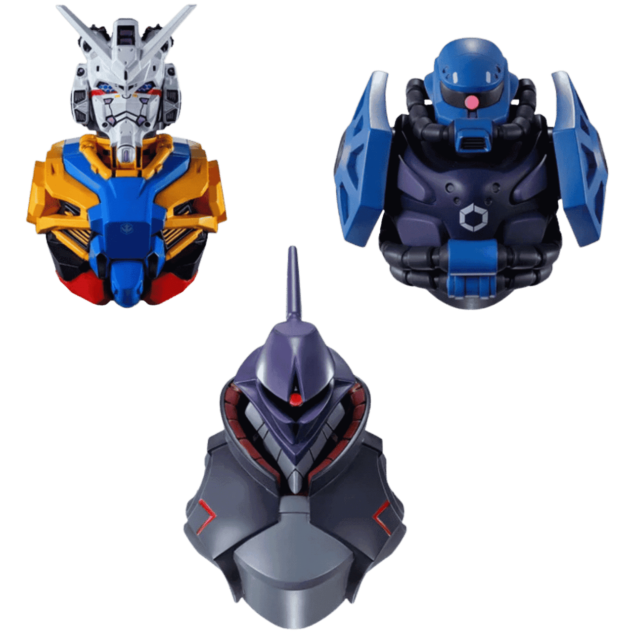 Mobile Suit Gundam: GQuuuuuuX - Gundam MS Head - Ichibansho Zakka Magnet - Display Box (4)、Bandai Hobby、kayou