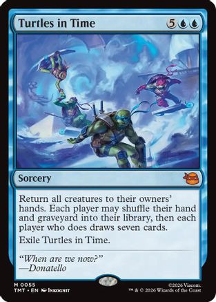 Turtles in Time (TMT-055) - Teenage Mutant Ninja Turtles、Wizards of the Coast、kayou