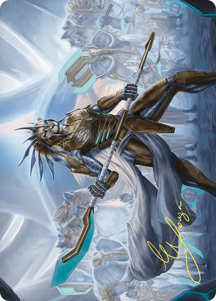 Kemba, Kha Regent Art Card (Gold-Stamped Signature) (ASCMM-002) - Commander Masters Art Series (Borderless)、Wizards of the Coast、kayou