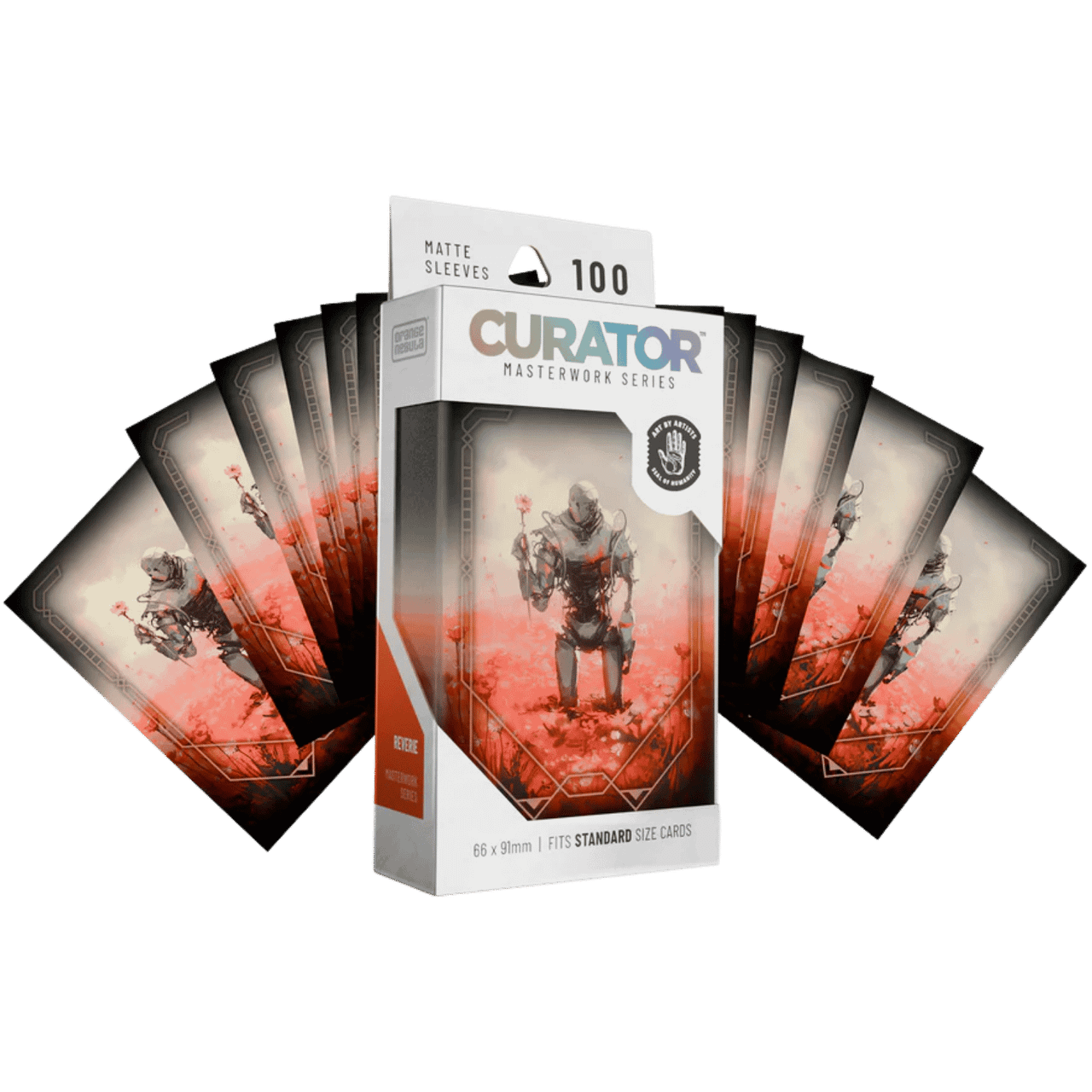 Curator Masterworks Sleeves: Reverie - Matte Standard Size (100ct) (Add to cart to see price)、Orange Nebula、kayou