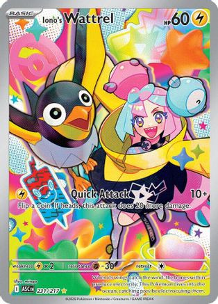 Iono's Wattrel - 231/217 231 - ME Ascended Heroes Holofoil、The Pokémon Company、kayou