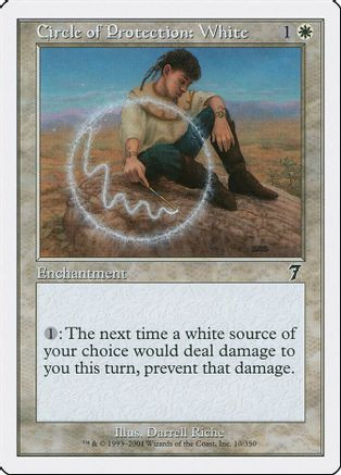 Circle of Protection: White (7ED-010) - 7th Edition Foil、Wizards of the Coast、kayou